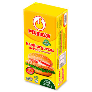 Hamburgesas de Polllo Congeladas 420g.